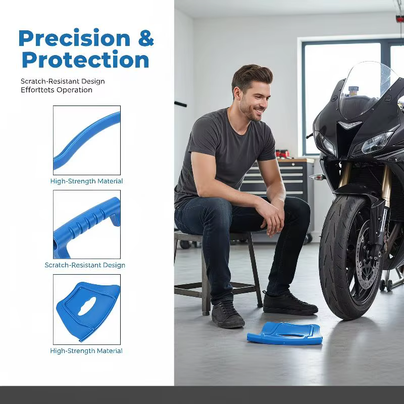 1 pièce Outil auxiliaire portable et durable pour le démontage et la réparation de pneus de moto, po