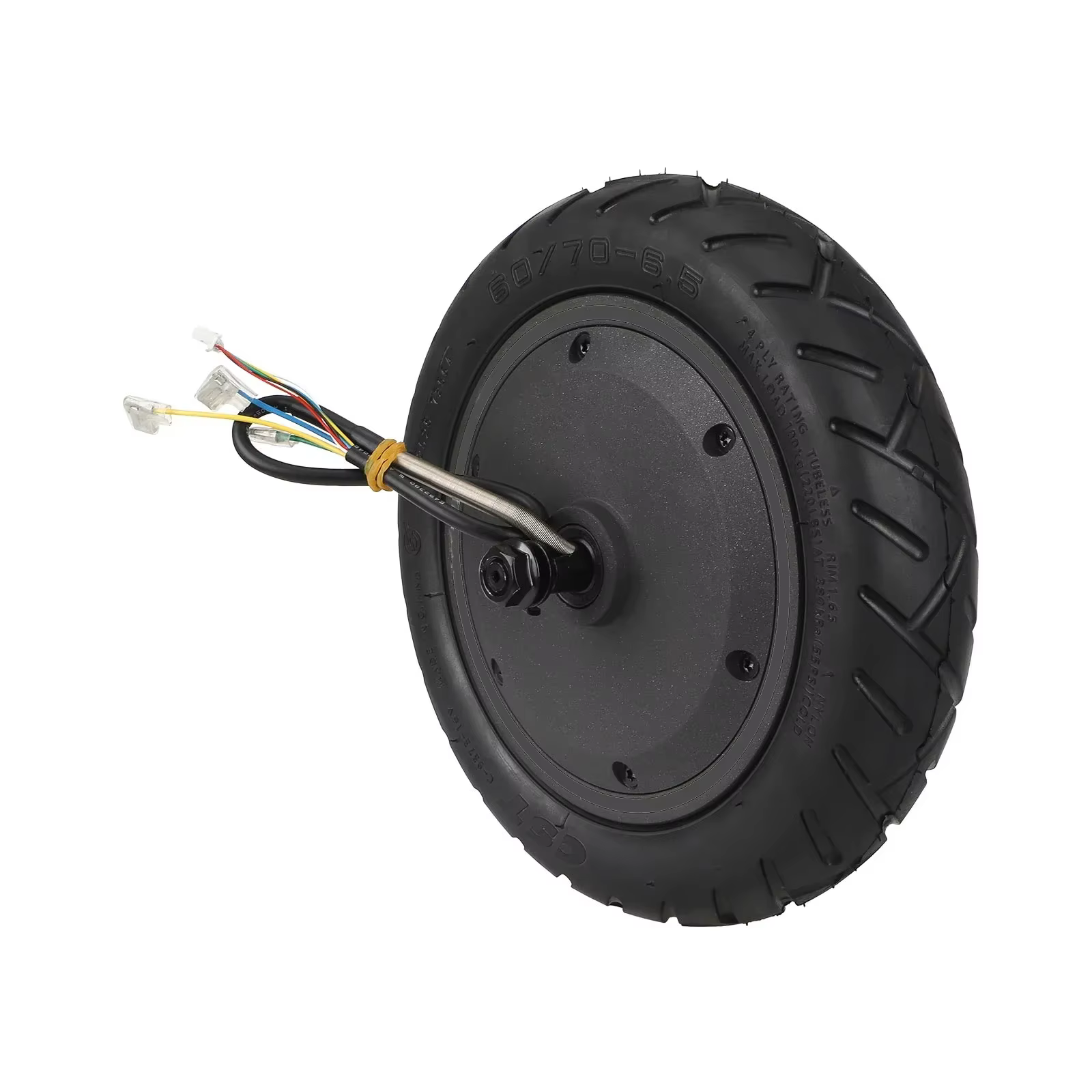 Roue arrière moteur d'origine pour trottinette électrique Xiaomi 5, kit complet avec pneu tubeless 6