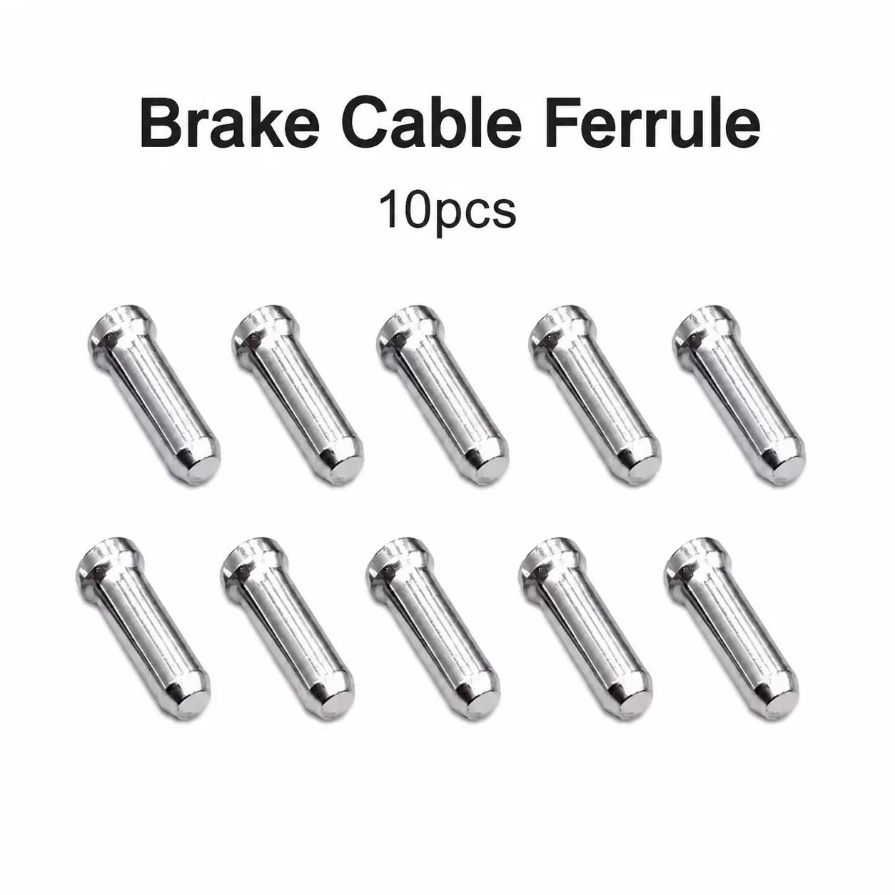 Embouts de câble de frein et de dérailleur en aluminium pour vélo, embouts de fil intérieur de dérai