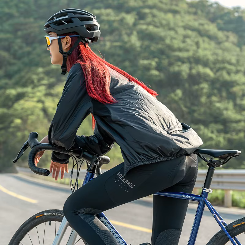 ROCKBROS – veste de vélo de Protection solaire d'été, couverture de cyclisme respirante, randonnée e