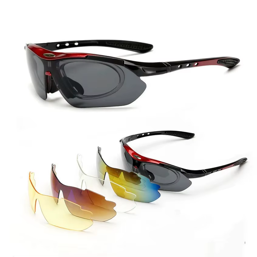 Lunettes de soleil de cyclisme lunettes de sport pour hommes lunettes de vélo de route VTT lunettes 