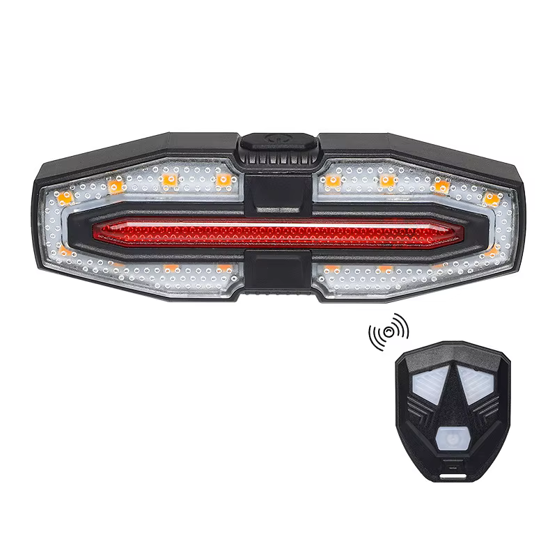 Clignotants feux arrière de vélo télécommande sans fil feu arrière de vélo indicateur de Direction l