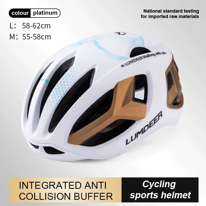 Nouveau casque de vélo avec feux arrière magnétiques léger sécurité de conduite Protection de la têt
