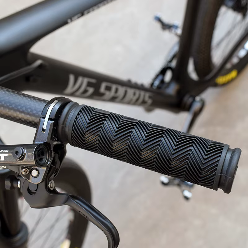 1 paire de poignées de guidon de vélo en caoutchouc, poignées de vélo de route et de montagne, BMX F