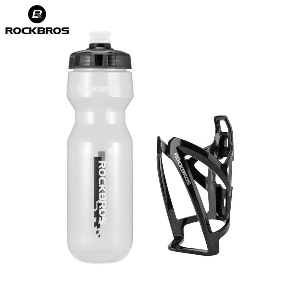ROCKBROS bouteille d'eau de cyclisme + porte-bouteille d'eau ensemble de 2 pièces-750 ml bouteille d