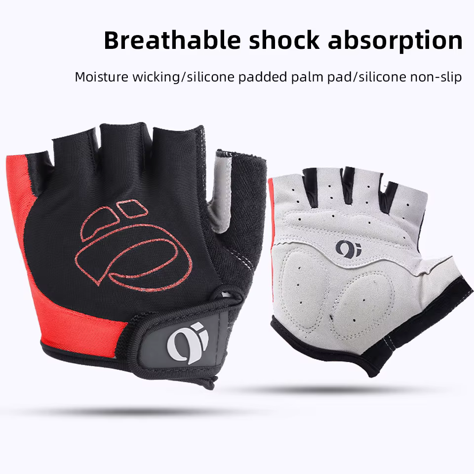 Gants de vélo demi-doigts antidérapants, absorbant les chocs, respirants, pour VTT, vélo de route, e