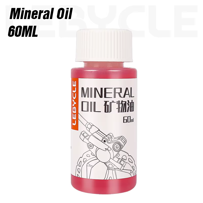 LEBYCLE huile minérale de frein de vélo 60ML DOT huile de frein hydraulique 60ML pour systèmes de fr