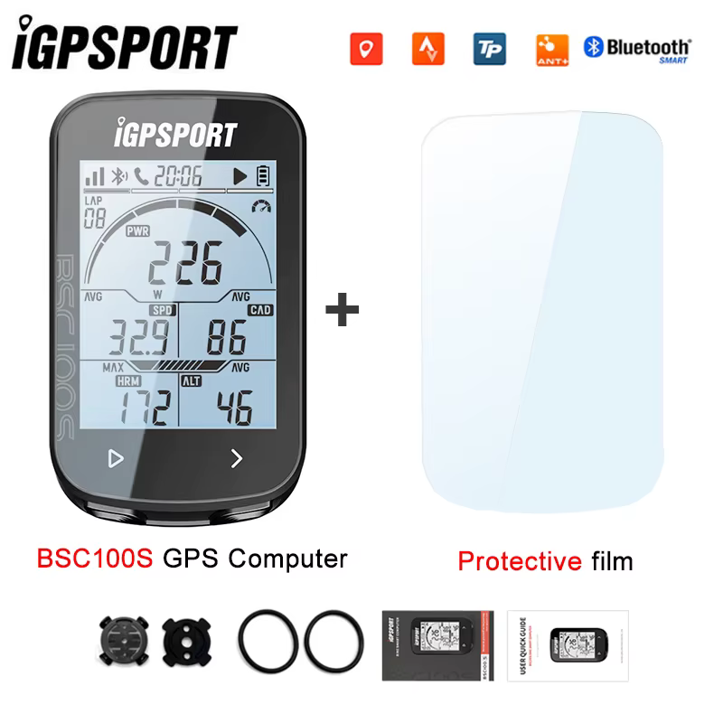 IGPSPORT BSC100S ANT + GPS odomètre vélo ordinateur équitation compteur de vitesse sans fil Support 