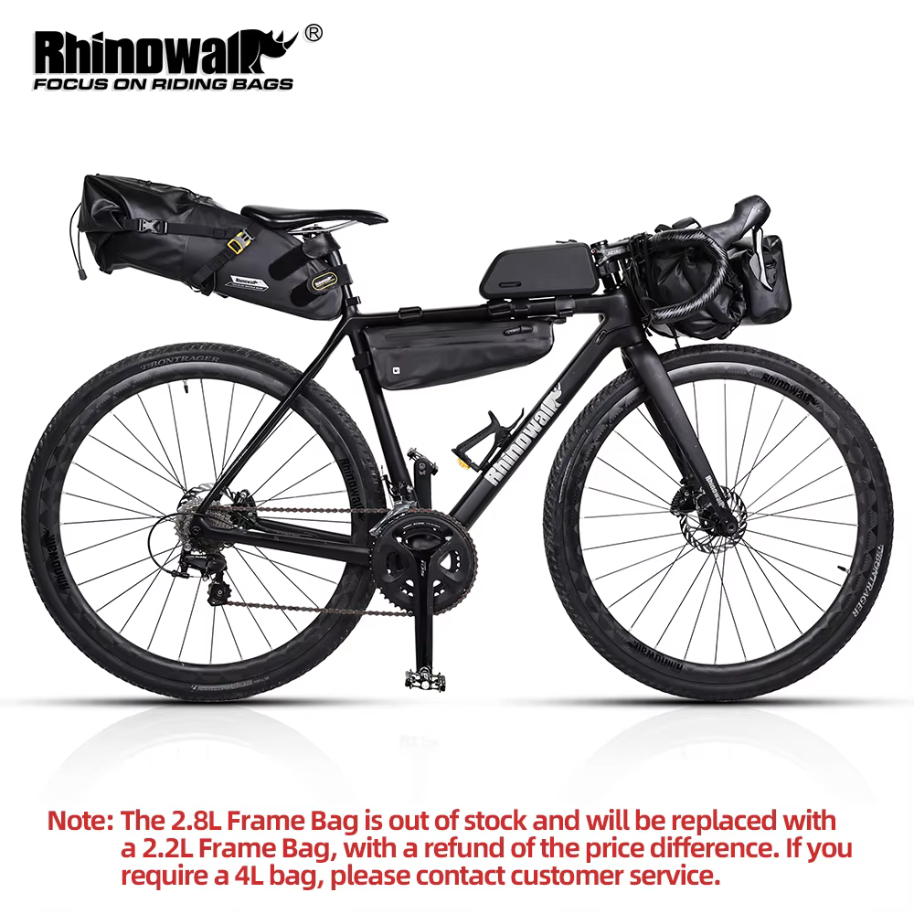 Rhinowalk – ensemble de sacs de vélo étanches, sacoches de cyclisme, de selle, de cadre et de Tube, 