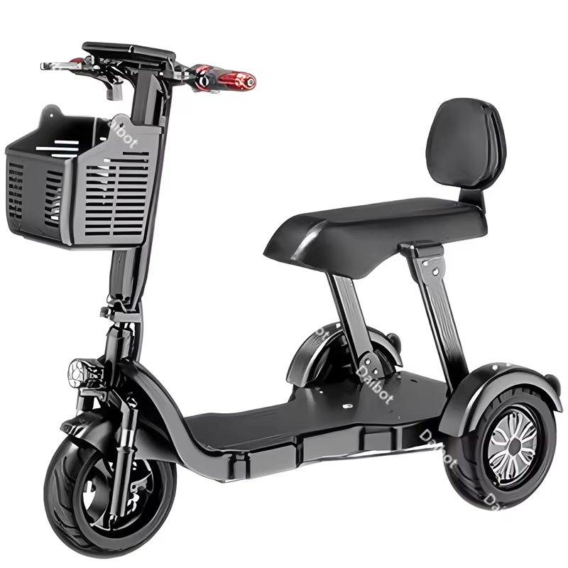 Tricycle électrique Parent enfant, petit Mini Scooter pliant, carte coulissante, déverrouillage, mob