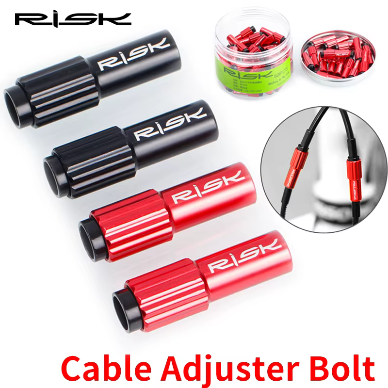 2 pièces/paquet risque 4mm vélo de route de montagne vélo câble en ligne adaptateur de réglage vis b