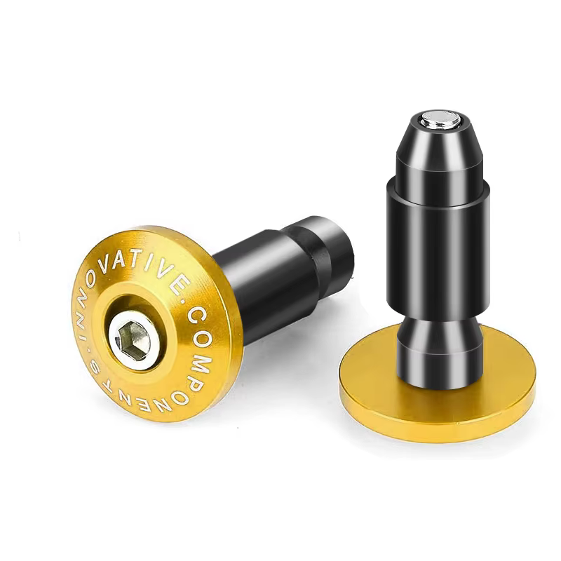 Poignées de guidon universelles pour vélo et moto, 22MM, poids d'extrémité, capuchon de Modification