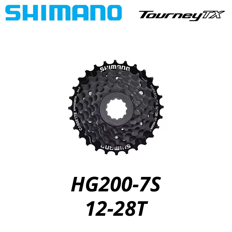 Shimano TOURNEY TX HG200 CS 7 8 vitesses pignon de Cassette CS-HG200 7s 8S 8v 7v 12-28T 12-32T VTT c