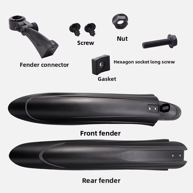 Garde-boue de vélo, Extension à dégagement rapide, plaque étanche, pour vélo de montagne et de route