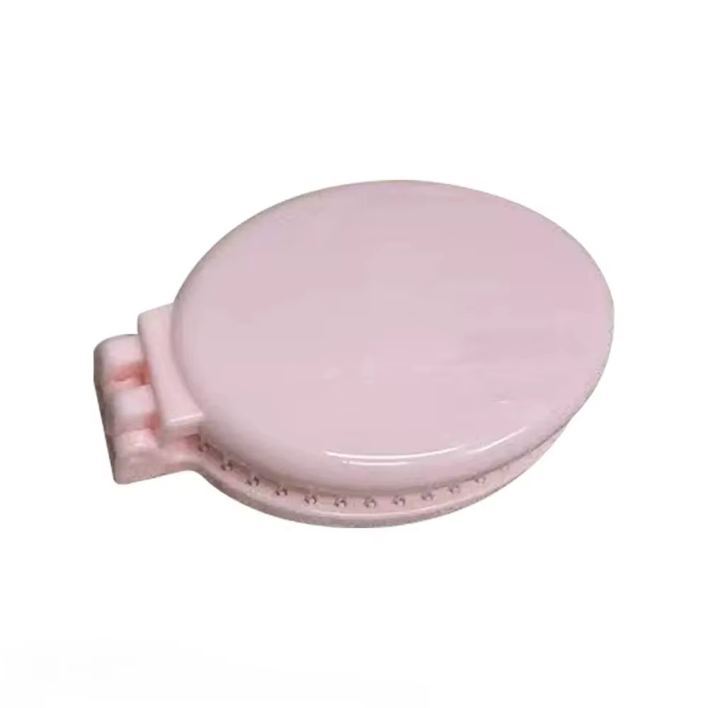 Brosses à cheveux de voyage pliables avec miroir, brosse à cheveux de poche pliante Portable, Mini p