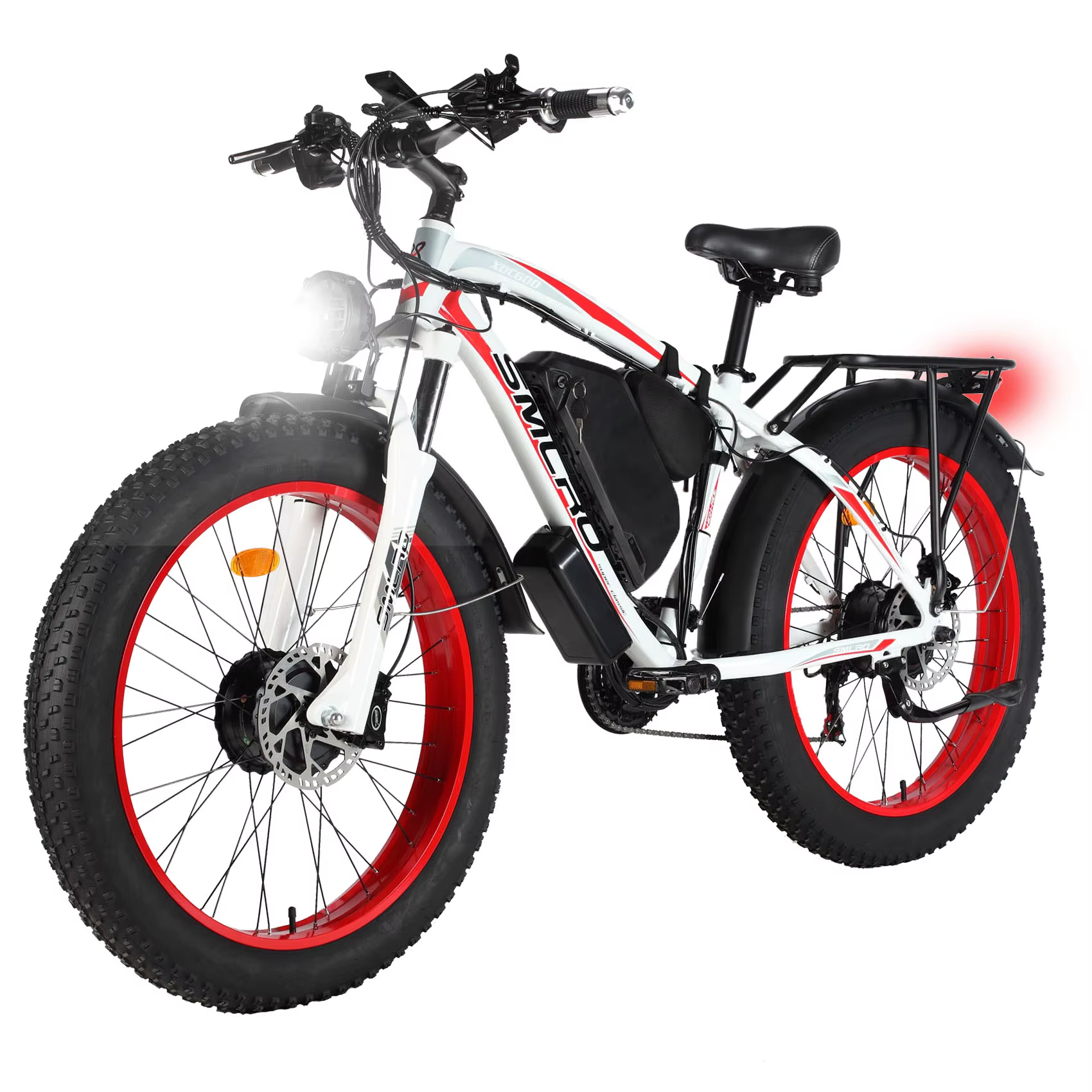 Vélo électrique 21 vitesses 48V 1000W 2000W double moteur 22.4ah 26 pouces Vélo électrique tout-terr