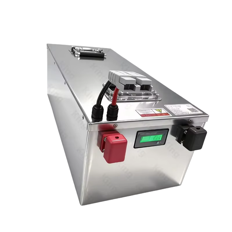 Batterie au lithium LiFePO4 48V 60V 72V 75Ah avec BMS Bluetooth intégré pour vélo électrique/cyclomo