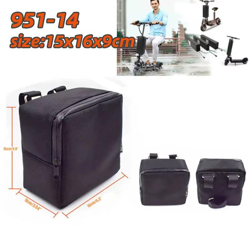 24 tailles Scooter électrique batterie sac boîtier vélo avant vélo électrique stockage étanche arriè