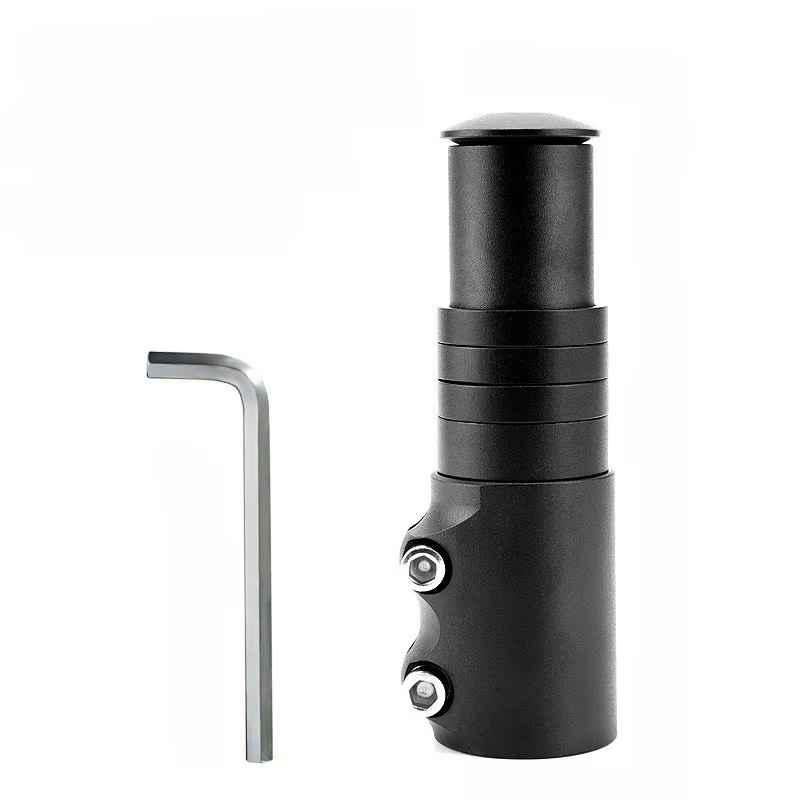 Riser de tige de vélo, extension de guidon de vélo réglable pour la plupart des vélos de route