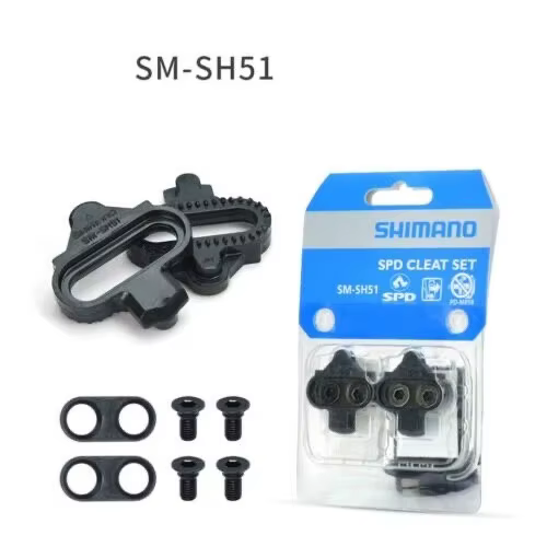 Pédales Shimano SPD SM SH51 SH56, caleçons de vélo de montagne VTT, caleçons de cyclisme