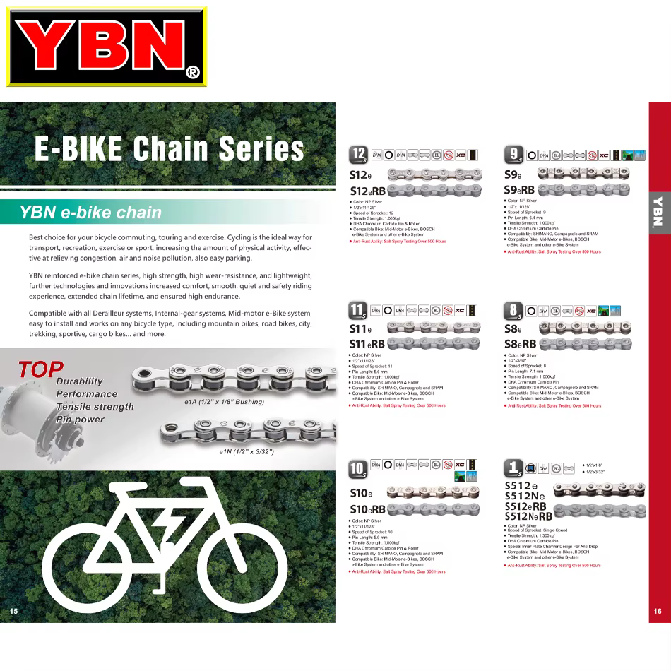 YBouches-Chaîne de vélo électrique BOSwivel à moteur moyen, conception spéciale, système de vélo éle