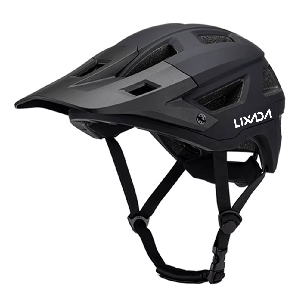 Lixada casque de vélo 55-61 cm cadran réglable visière amovible Ventilation 14 évents d'air casque d