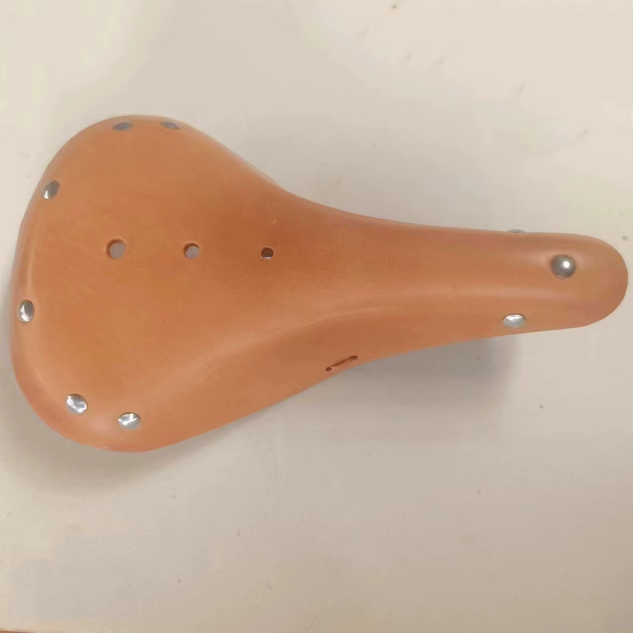 Selle de vélo vintage classique en cuir de vachette, siège confortable pour vélo de route et VTT