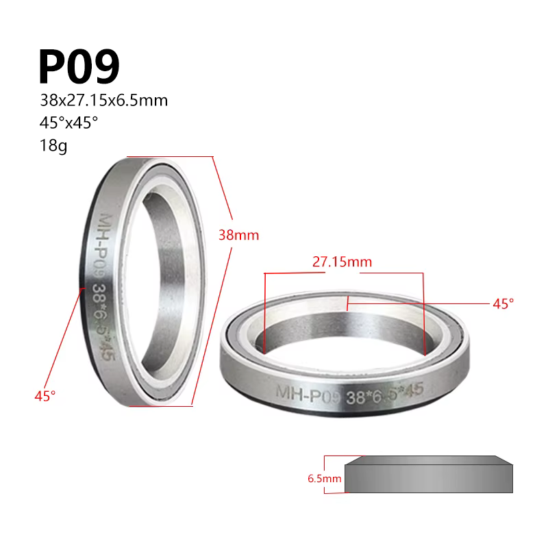 Roulement de casque de vélo 38 39 41 41.8 44 46.9 49 51 52mm, roulements de réparation générale, rou