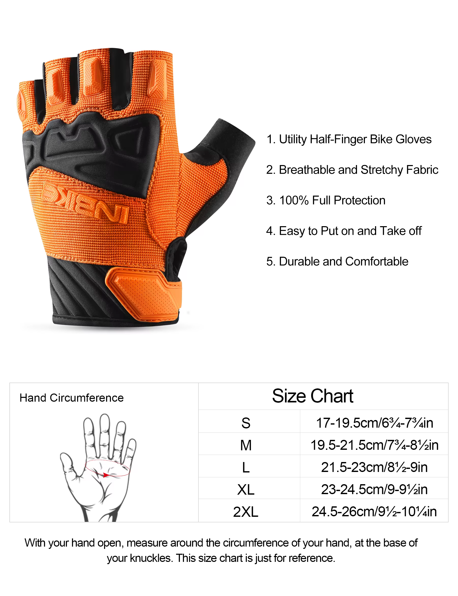 INBIKE 2023 nouveauté gants de vélo vtt été demi doigt gants de cyclisme pour hommes femmes respiran