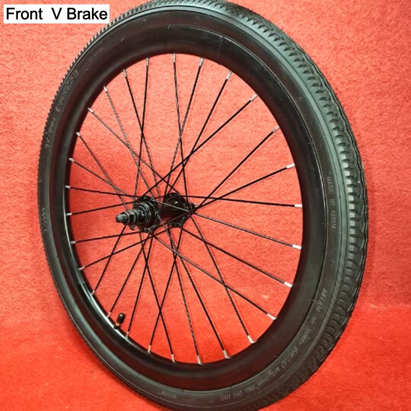 Ensemble de roues de vélo de montagne 18/20/22/24/26 pouces, roues avant/arrière avec frein à disque
