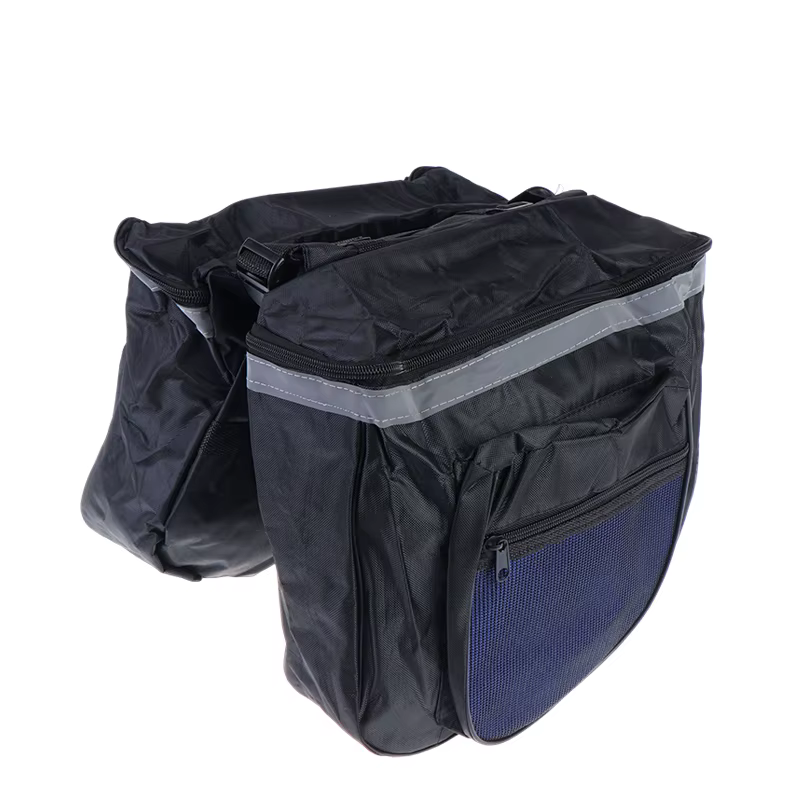 Nouveau sac de selle arrière pour vélo, porte-bagages arrière, grande capacité, imperméable, 2 sacs 