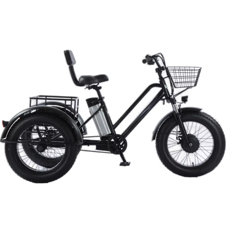 20 pouces gros pneu vélo électrique 3 roues vélos électriques pour hommes femmes adultes puissant ne
