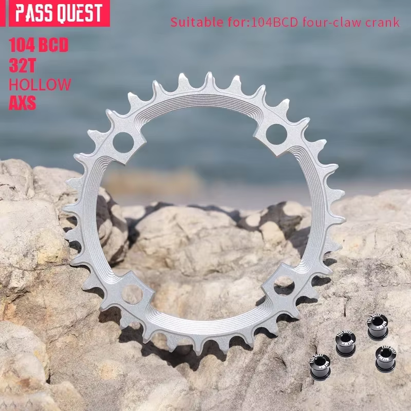 PASS Calls-Chaîne de vélo de route, étroit, large, noir et argent, EST commencerBCD AXS