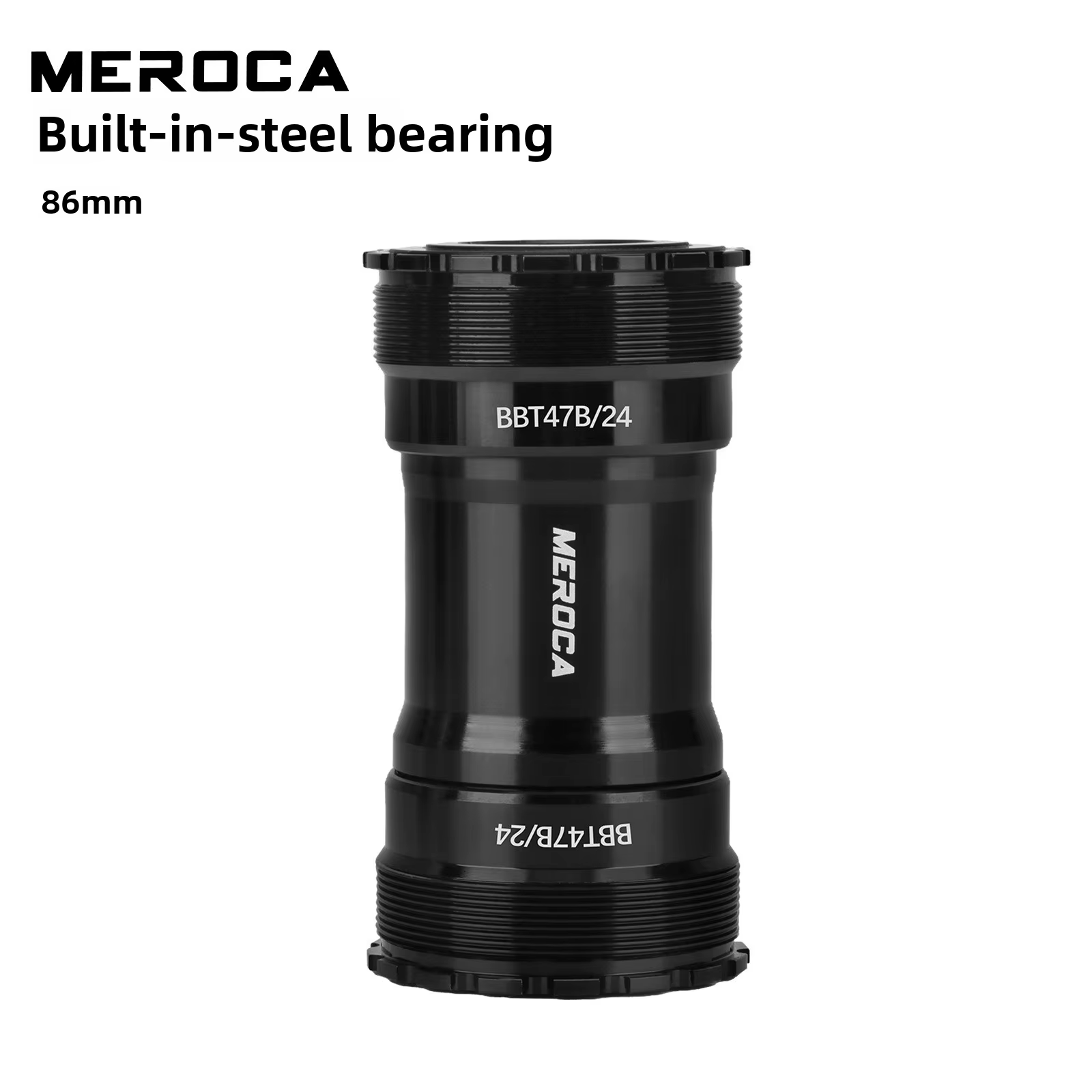 T47 BSA support inférieur roulement en céramique vélo BB 24mm 86,5 68mm pour vélo de route vtt