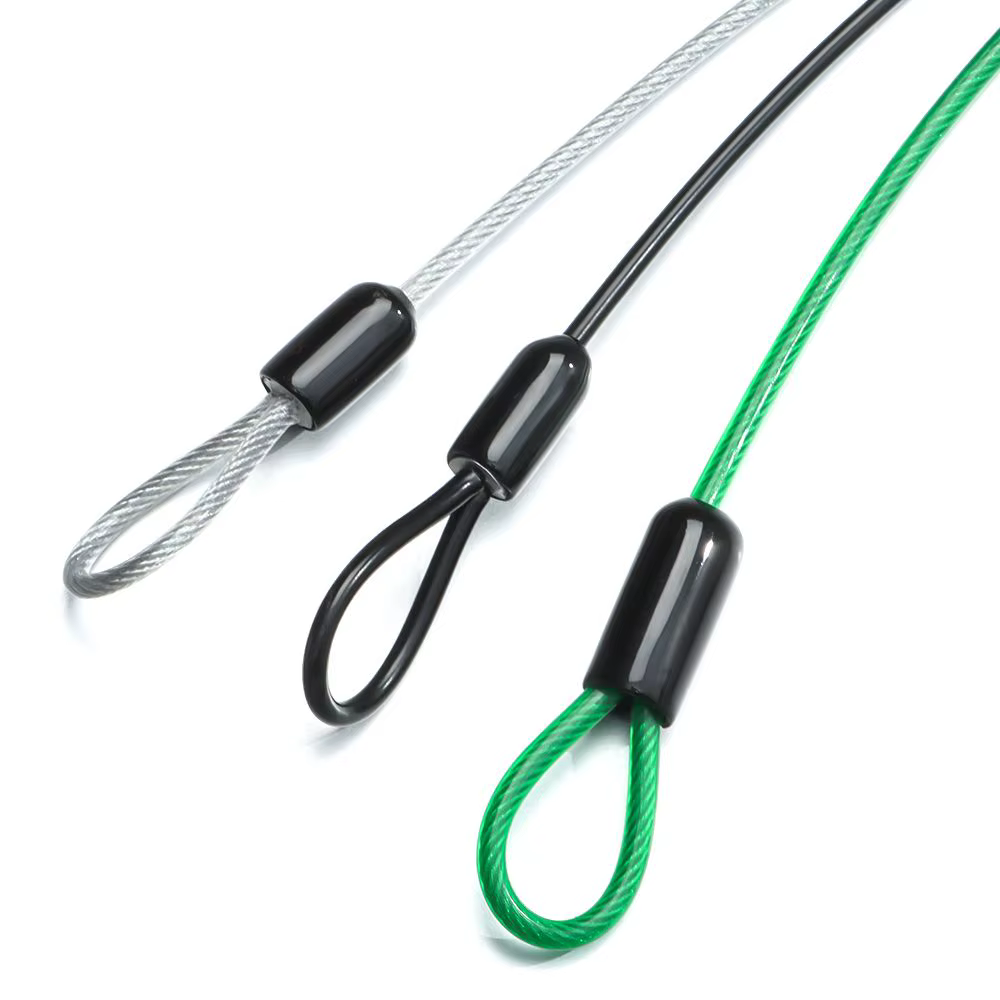 Câble de sécurité antivol en acier pour vélo de route et VTT, accessoire de cyclisme, 0.5/1/2 mètres