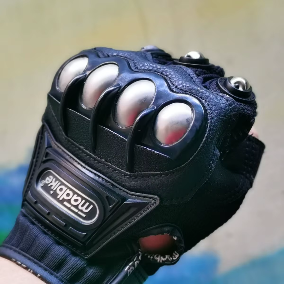 Gants tactiques pour moto, sécurité en acier, protection des articulations en laiton, cyclisme en pl