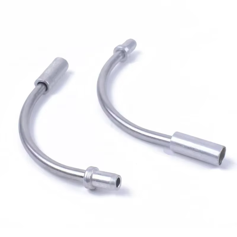Tuyau de guidage de câble en aluminium pour frein V de vélo, avec embout en caoutchouc, pièce de vél