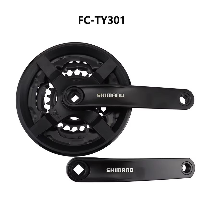 SHIMANO TOURNEY TY FC TY301 pédalier de VTT 42-34-24T 170MM 3X8/7/6 vitesses pièces de vélo de roue 