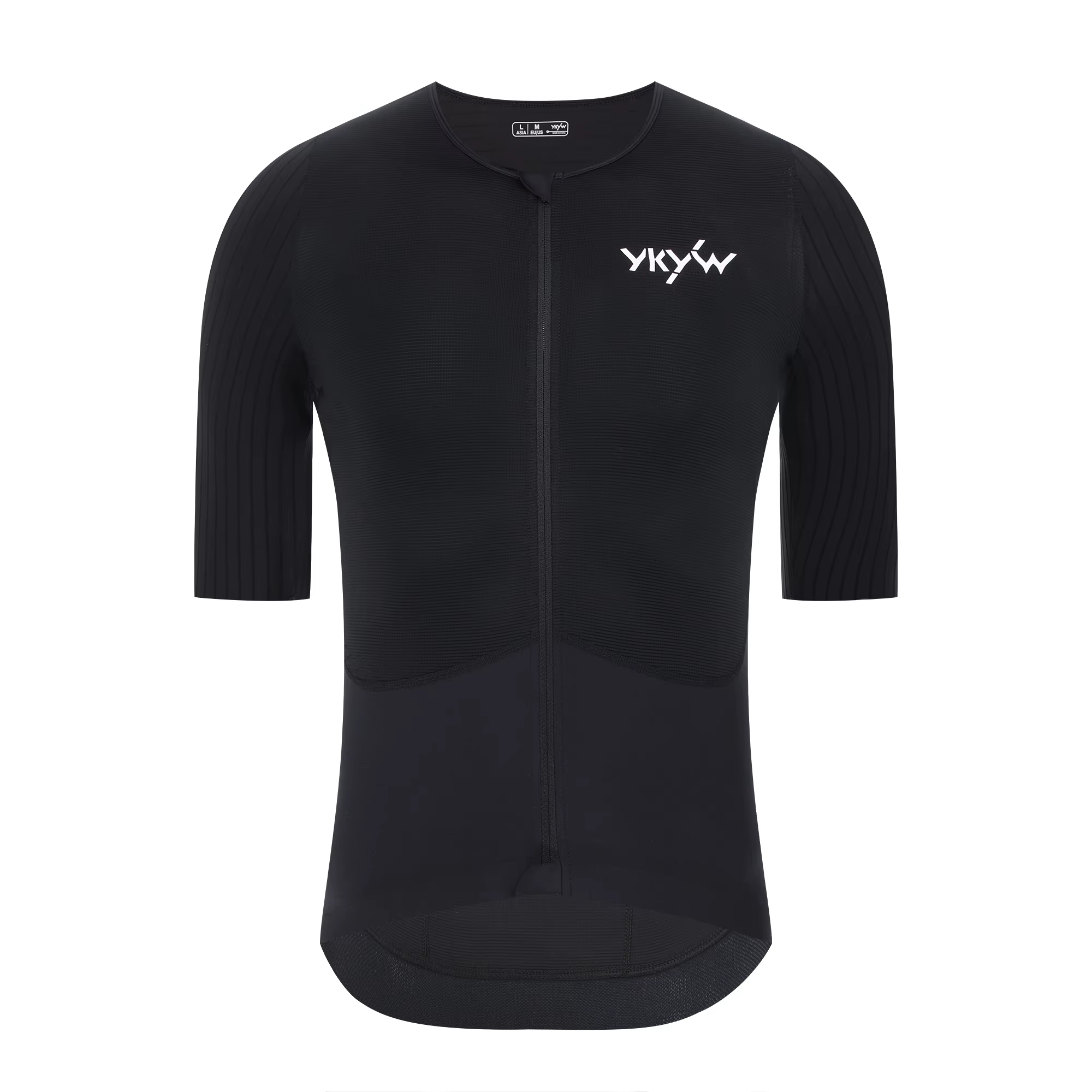 YKYWBIKE maillot de cyclisme d'été pour hommes léger à manches courtes chemise de vélo niveau de cou