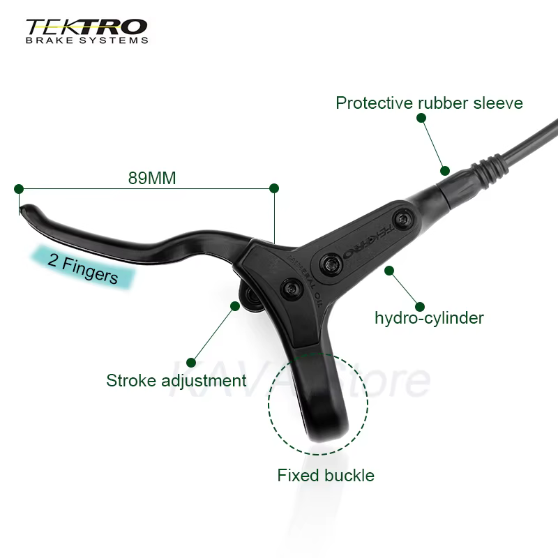 TEKTRO HD-M275 VTT jeu de freins à disque hydrauliques freins avant/arrière 800mm/1500mm pression d'