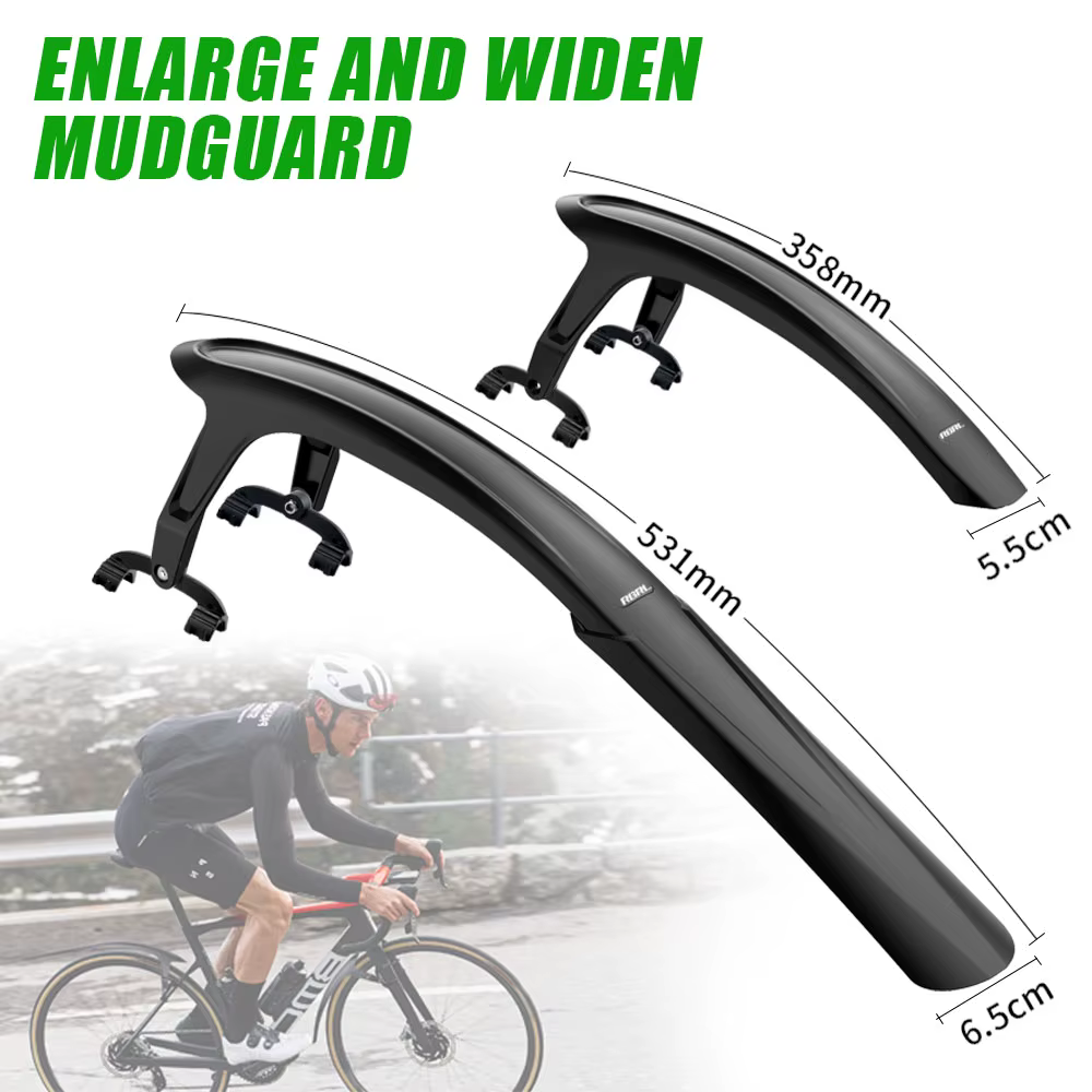 RBRL-Garde-boue universel réglable et facile à installer pour vélo de route, aile en gravier 700c, 2