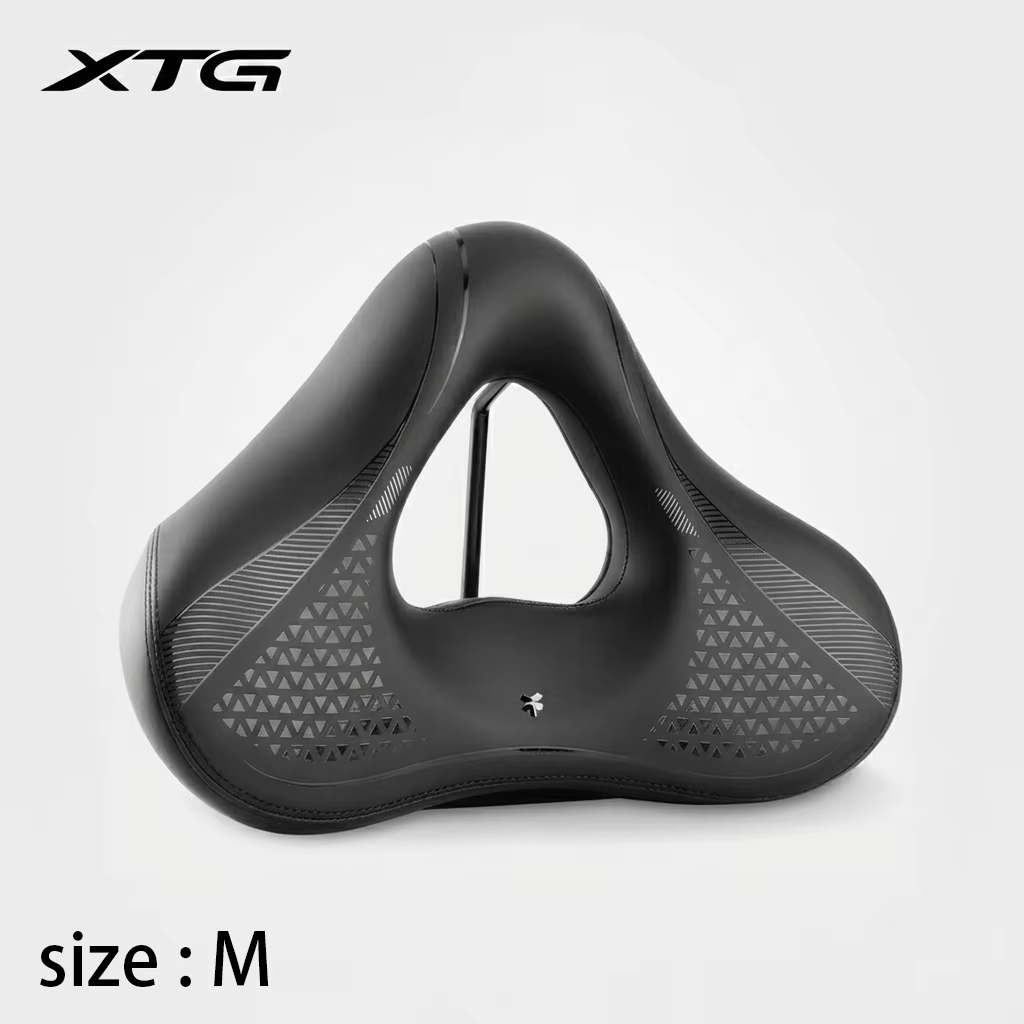 Selle de vélo ergonomique, siège de vélo ultra-large en mousse à mémoire de forme pour VTT/vélos de 
