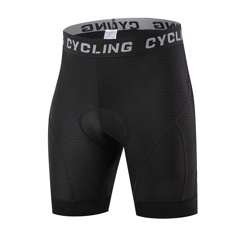 Shorts de cyclisme respirants en mesh avec coussinet en gel antichoc pour VTT – Short de vélo pour h