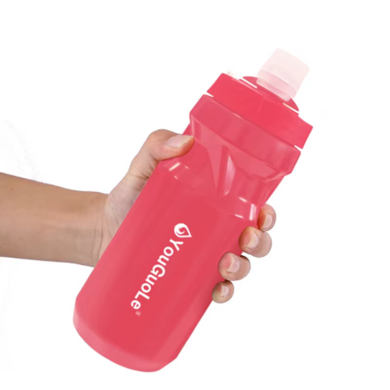 Bouteille d'eau de vélo en plein air de 600ml, vélo de route, Sports de plein air, plastique Portabl