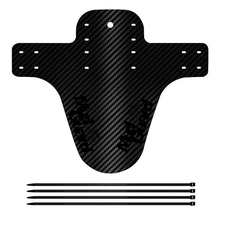 Garde-boue ultraléger pour vélo de route et VTT, motif carbone, portable, roue avant et arrière