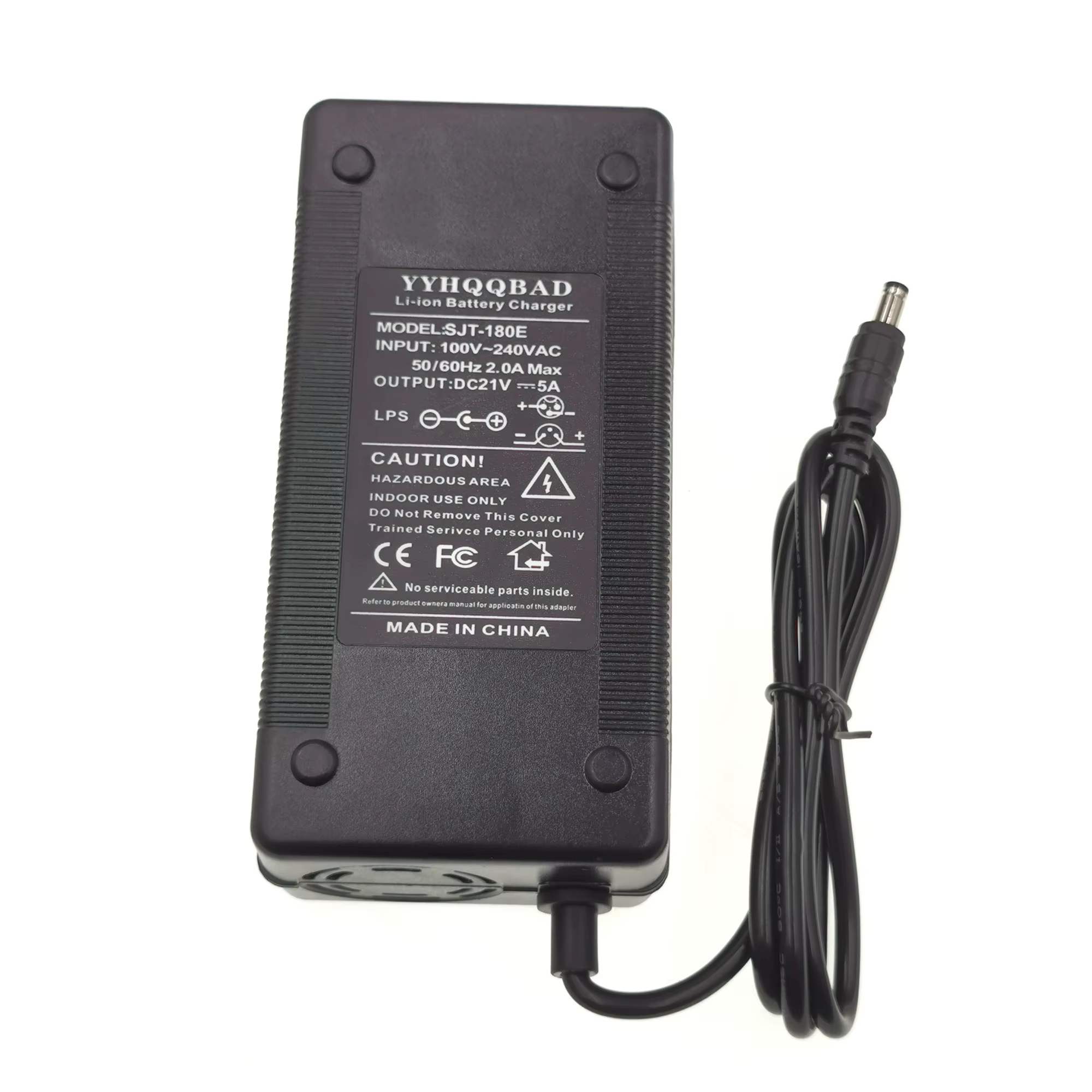 Chargeur de batterie au lithium 21V 5A, série 5, 100-240V, chargeur de batterie 21V 5A pour batterie