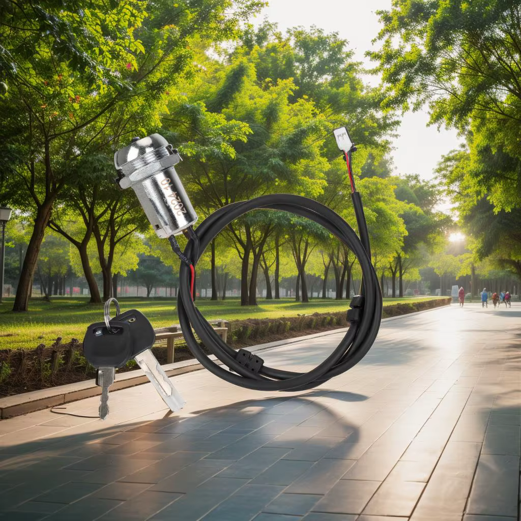 Serrure d'allumage étanche pour Scooter électrique, avec 2 clés, pour scooter électrique KuKirin G4,