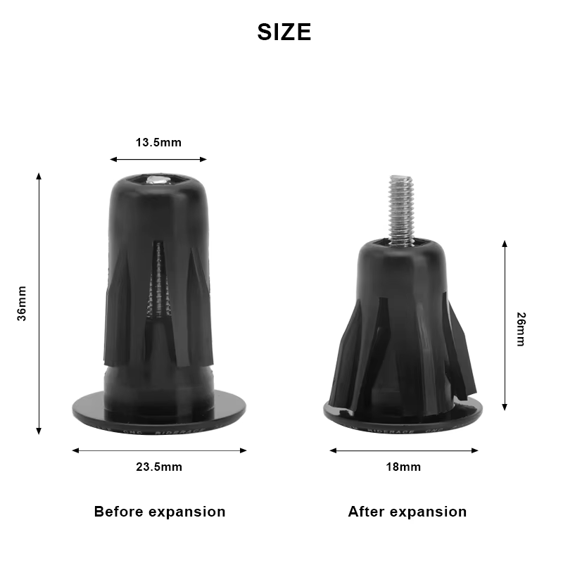 RIDERACE poignée de vélo embout de guidon 23.5MM en alliage d'aluminium route cyclisme poignées de b