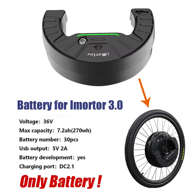 Kit de conversion de vélo électrique tout-en-un 40 km/h, kit de conversion de vélo électrique IMotor