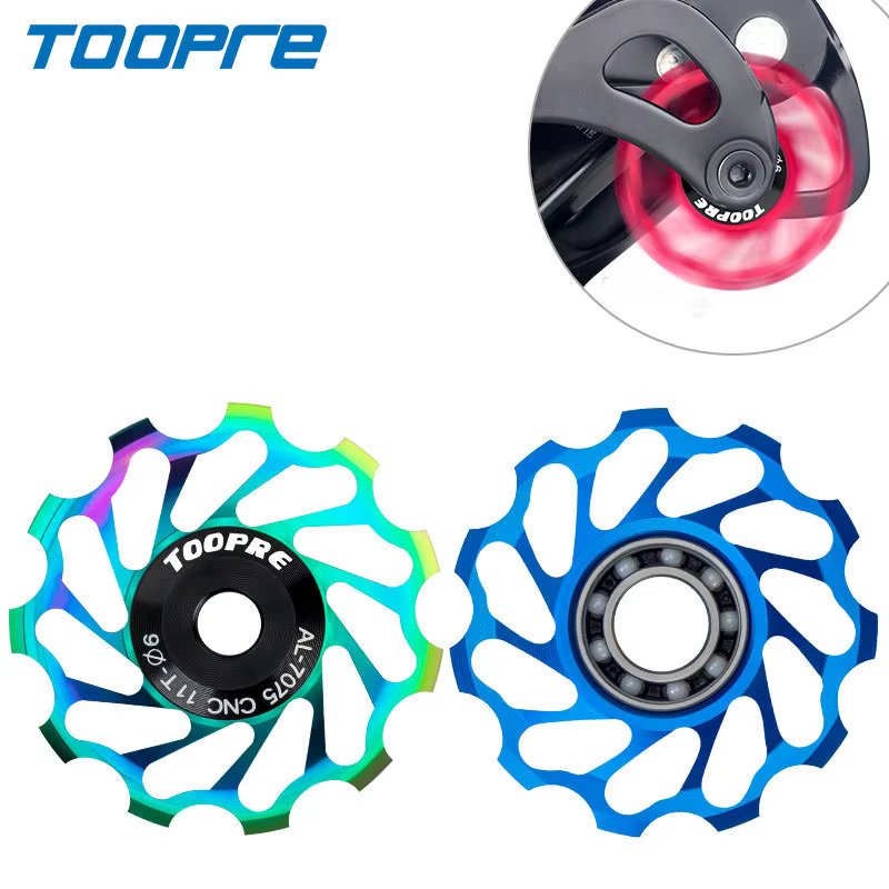 TOOPRE roue de guidage de dérailleur arrière de vélo 11T 13T roulements Perrin en céramique légers e